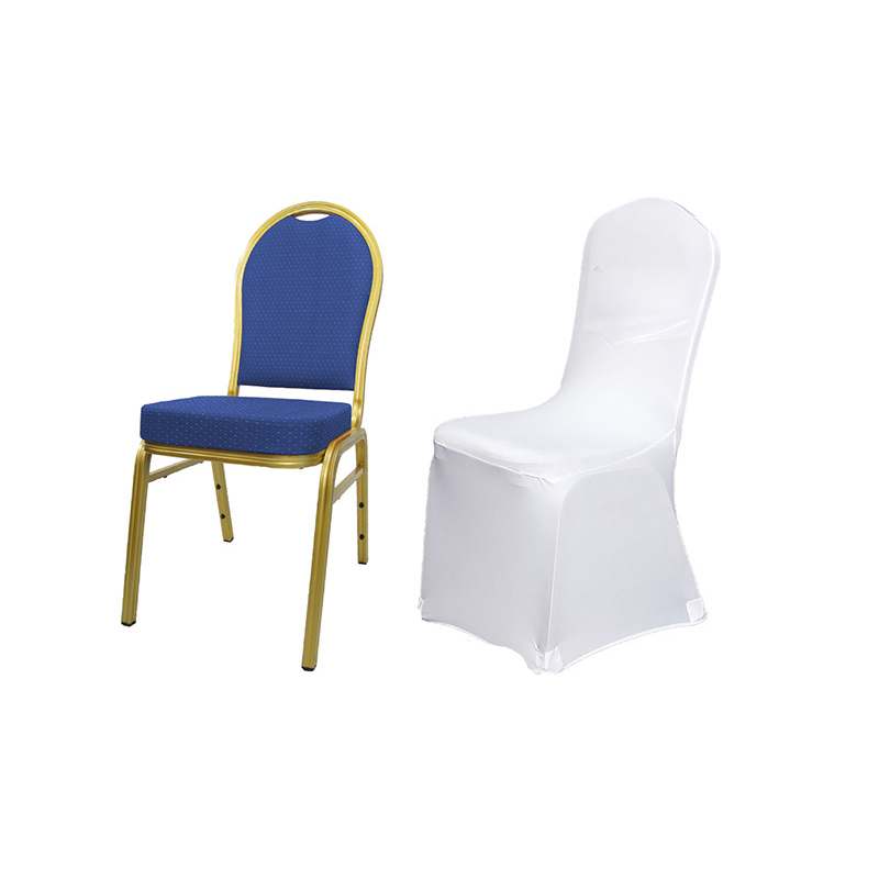 Banquet chair with cover (White)